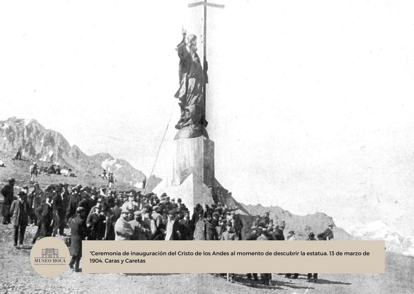 Inauguración Cristo Redentor de Los Andes